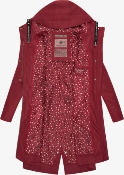 Navahoo Parkas Parka Mi-saison Josinaa Femme Rouge Foncé -Navahoo Soldes 003aa7922bb8d6bfddbf6046c7eb0b84