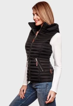 Navahoo Vestes Sans Manches Gilet Shadaa Femme Noir -Navahoo Soldes 0289586a6860f07a359bf9a964e01c38
