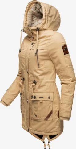 Navahoo Parkas Parka D’hiver Honigfee Femme Beige Clair -Navahoo Soldes 02eb33951a0b266baceb154c64adf437