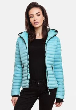 Navahoo Vestes De Mi-saison Veste Mi-saison Kimuk Femme Bleu -Navahoo Soldes 03f167289633aa5c6f05ba458467dc5d