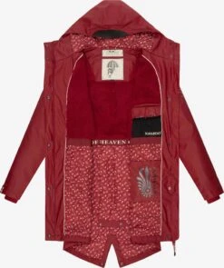 Navahoo Vestes Dextérieur Veste Fonctionnelle Flower Of Ocean Femme Rouge Sang -Navahoo Soldes 04aeb5167f49c1cb9ebd4952f3d6654d