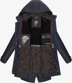 Navahoo Manteaux De Pluie Manteau Fonctionnel Rainy Flower Femme Bleu Nuit -Navahoo Soldes 070ba3d127633e061f520c828a8b2691