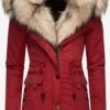 Navahoo Parkas Parka D’hiver Sweety Femme Rouge -Navahoo Soldes 07db49c17872cc28cfd1b2dd3020f527