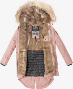 Navahoo Parkas Parka D’hiver Bombii Femme Rose -Navahoo Soldes 08a374d0e2d83f1269847ebabfff5ae7