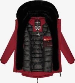 Navahoo Parkas Parka D’hiver Femme Rouge -Navahoo Soldes 08a80b8aa426e3e73c7f3bd469fea589
