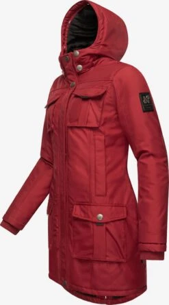 Navahoo Vestes Dextérieur Veste Fonctionnelle Tiniis Femme Rouge Sang -Navahoo Soldes 08d1696fa5203f570c3dcede190475f1