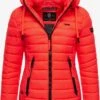 Navahoo Vestes De Mi-saison Veste Mi-saison Lulana Femme Rouge Clair -Navahoo Soldes 09460000ef19161ef83cecc9e183f101