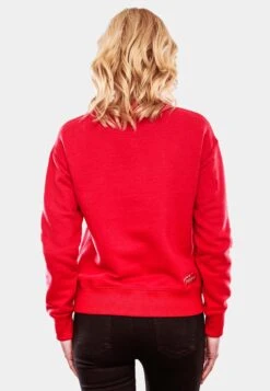 Navahoo Sweats Sweat-shirt Femme Rouge -Navahoo Soldes 0a5596489f573230f6cb81dd3b594c60