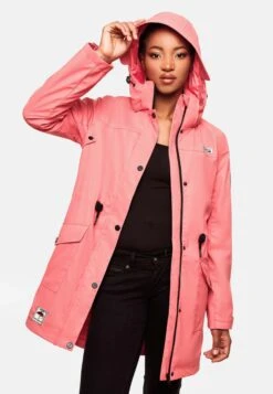 Navahoo Manteaux De Pluie Manteau Mi-saison Deike Femme Rose Ancienne -Navahoo Soldes 0ad41d358678f363b8337382fce72baa