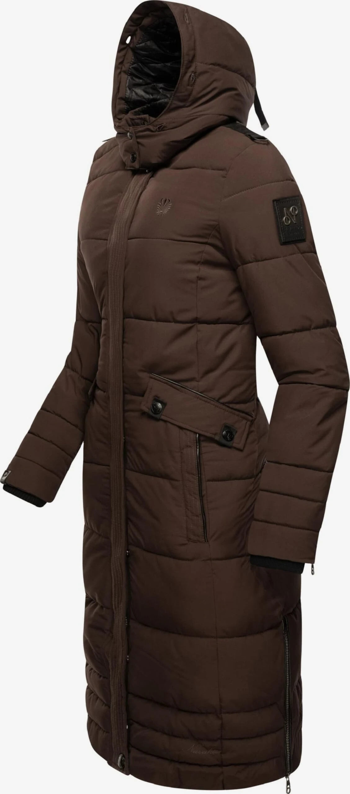 Navahoo Manteaux Dhiver Manteau D’hiver Fahmiyaa Femme Brun Foncé 6 Navahoo Manteaux Dhiver Manteau D’hiver Fahmiyaa Femme Brun Foncé - Image 4