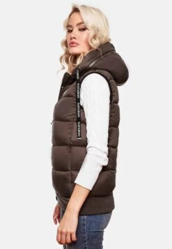 Navahoo Vestes Sans Manches Gilet Kassidy Femme Chocolat -Navahoo Soldes 0be7c08c7238116d7ceb9d829bf22860