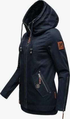 Navahoo Vestes De Mi-saison Veste Mi-saison Wekoo Femme Bleu Marine -Navahoo Soldes 0c215ff4c3fb48808ce442e067919c9e