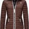 Navahoo Vestes De Mi-saison Veste Mi-saison Femme Chocolat -Navahoo Soldes 0c595784e3fc89970892cc639ee25c83