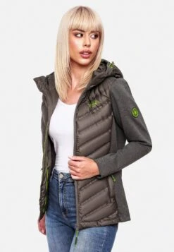 Navahoo Vestes De Mi-saison Veste Mi-saison Nimm Mich Mit Femme Chocolat / Gris Foncé -Navahoo Soldes 0ccbea42179ab7523aecfdc2c00e7cd5
