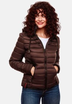 Navahoo Vestes De Mi-saison Veste Mi-saison Lulana Femme Chocolat -Navahoo Soldes 0d4384aa03663db5a54859457d0d8f44