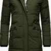Navahoo Manteaux Dhiver Manteau D’hiver Fahmiyaa Femme Olive -Navahoo Soldes 109313ade310b7534d6b87e99a978f7b