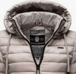 Navahoo Vestes De Mi-saison Veste Mi-saison Lulana Femme Gris -Navahoo Soldes 11695abb08c8a627c77ed3ff2121e7d4