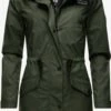 Navahoo Manteaux De Pluie Manteau Mi-saison Deike Femme Olive -Navahoo Soldes 11c8fc259a5ce9fb3624240dce532df7