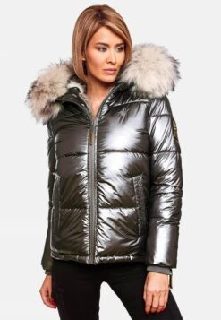 Navahoo Vestes Dhiver Veste D’hiver Tikunaa Femme Anthracite -Navahoo Soldes 121777c54bdb986cdbc090ca397428a3