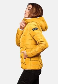 Navahoo Vestes De Mi-saison Veste Mi-saison Elva Femme Jaune -Navahoo Soldes 12645fe358a2d64eb3ea2e3e9d55540e