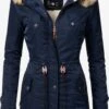 Navahoo Parkas Parka D’hiver La Viva Femme Bleu Foncé -Navahoo Soldes 12e2a8f67aaa1fc857a178504ca2b3af