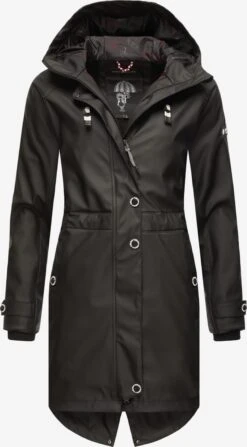 Navahoo Manteaux De Pluie Manteau Fonctionnel Rainy Flower Femme Noir -Navahoo Soldes 1425fc9a706e5a4a6567fd184525ec90