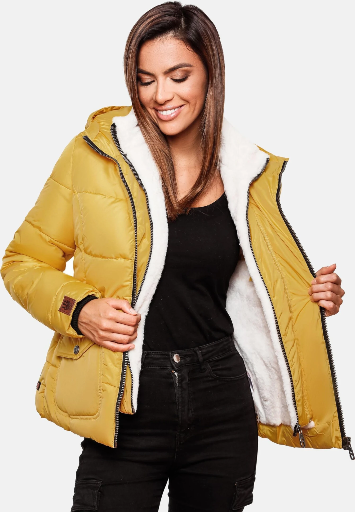 Navahoo Vestes Dhiver Veste D’hiver Megan Femme Jaune 12 Navahoo Vestes Dhiver Veste D’hiver Megan Femme Jaune - Image 10