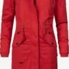 Navahoo Parkas Parka D’hiver Kin-Joo Femme Rouge Feu