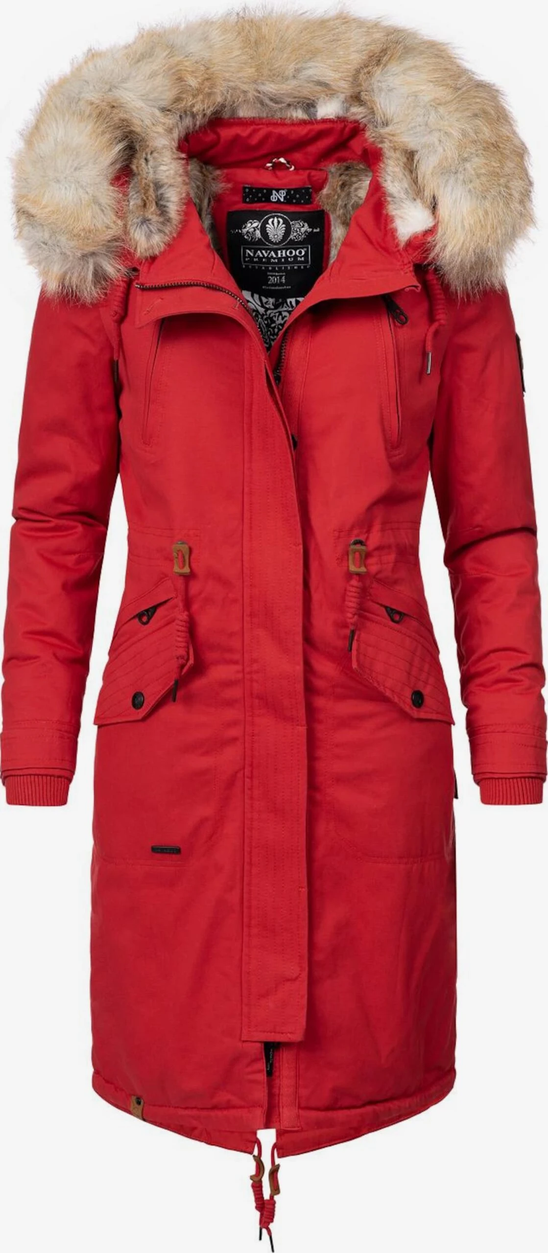 Navahoo Parkas Parka D’hiver Kin-Joo Femme Rouge Feu 3 Navahoo Parkas Parka D’hiver Kin-Joo Femme Rouge Feu