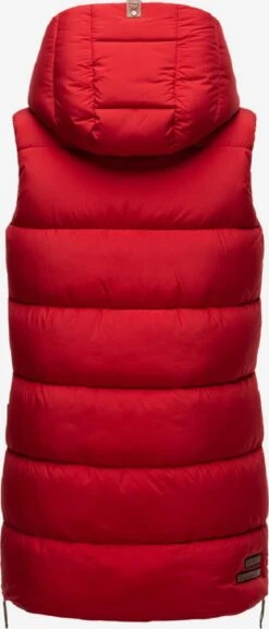Navahoo Vestes Sans Manches Gilet Madilynaa Femme Rouge Feu -Navahoo Soldes 1693d30480e0df2528904a4a9e396bb8