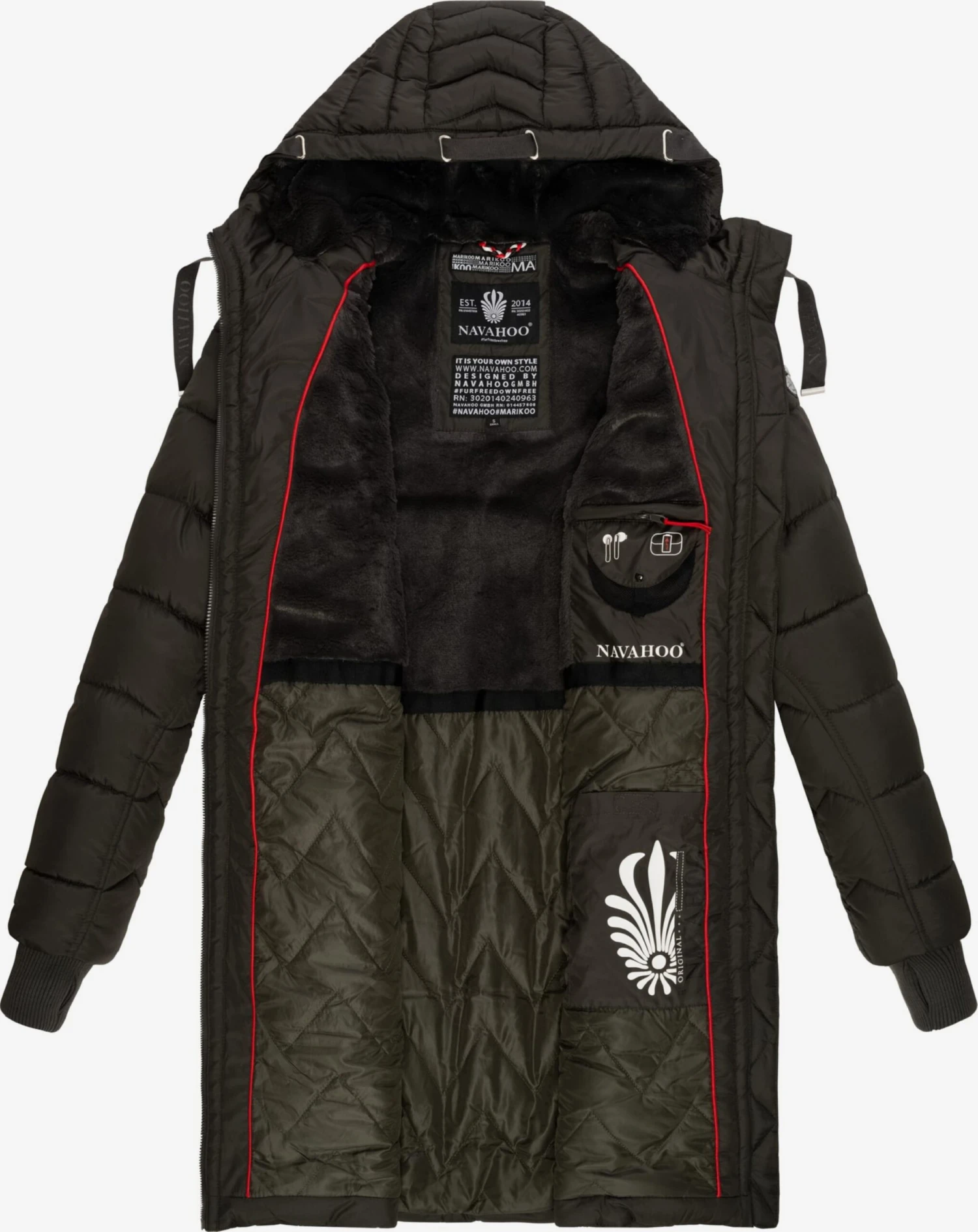 Navahoo Manteaux Dhiver Manteau D’hiver Femme Noir 6 Navahoo Manteaux Dhiver Manteau D’hiver Femme Noir - Image 5