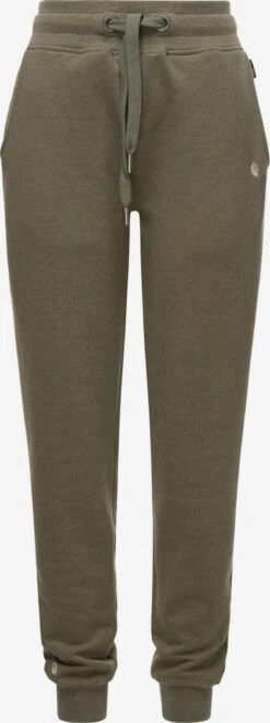 Navahoo Pantalons De Survêtement Effilé Pantalon Femme Olive
