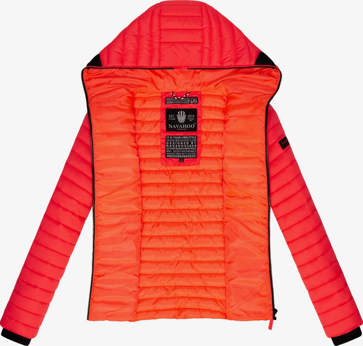 Navahoo Vestes De Mi-saison Veste Mi-saison Kimuk Femme Orange Fluo 6 Navahoo Vestes De Mi-saison Veste Mi-saison Kimuk Femme Orange Fluo - Image 4