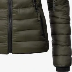 Navahoo Vestes De Mi-saison Veste Mi-saison Lulana Femme Olive -Navahoo Soldes 19aa9a763b09afe1b39c9c28c51b6467