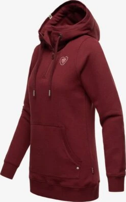 Navahoo Sweats à Capuche Sweat-shirt Zauberelfe Femme Bordeaux -Navahoo Soldes 1d9523402ee9ee69bf1cd2f260926b40