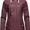 Navahoo Vestes De Mi-saison Veste Mi-saison Ocean Heart Femme Bordeaux -Navahoo Soldes 1df421b7610f95e698bb154a5093fd0d