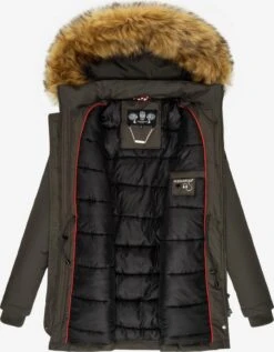 Navahoo Manteaux Dhiver Manteau D’hiver Femme Gris Foncé -Navahoo Soldes 1e68252b11b608c959192be3c5e6d1a1