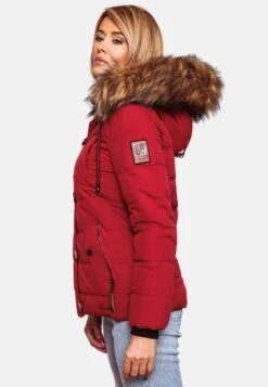 Navahoo Vestes Dhiver Veste D’hiver Zoja Femme Rouge -Navahoo Soldes 1e75f3843f4e746df0663a0e77866aed