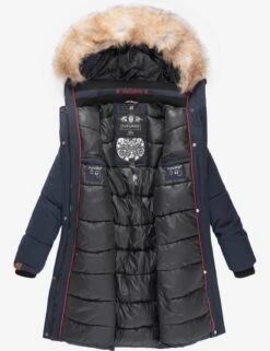 Navahoo Manteaux Dhiver Manteau D’hiver Halina Femme Bleu Marine -Navahoo Soldes 1e9a7c22856eba3aa7f346650af0102d
