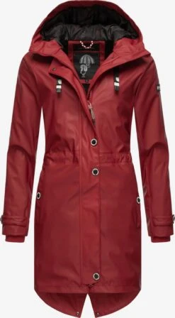 Navahoo Manteaux De Pluie Manteau Fonctionnel Rainy Flower Femme Rouge -Navahoo Soldes 1e9af86a740f6b1952605c4b2f669ccd