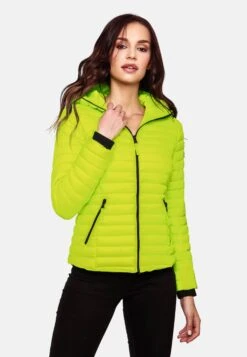 Navahoo Vestes De Mi-saison Veste Mi-saison Kimuk Femme Vert -Navahoo Soldes 2106b534d0b26521c3baf2ba3f9f1875