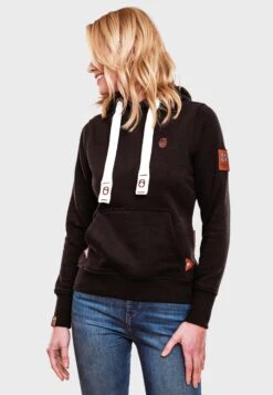 Navahoo Sweats à Capuche Sweat-shirt Damlaa Femme Noir -Navahoo Soldes 220b1aca4897cb411fa68eafd0558bde