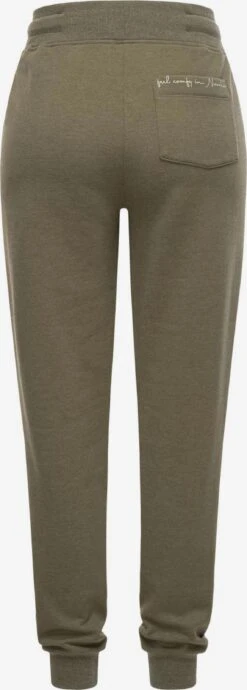 Navahoo Pantalons De Survêtement Effilé Pantalon Femme Olive -Navahoo Soldes 25de42a392a682865aca6c1c435a3bd9