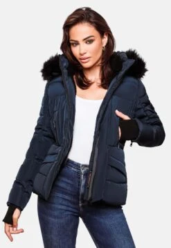 Navahoo Vestes Dhiver Veste D’hiver Adele Femme Bleu Foncé -Navahoo Soldes 276689bbae6a0d3ba023f466699f0237
