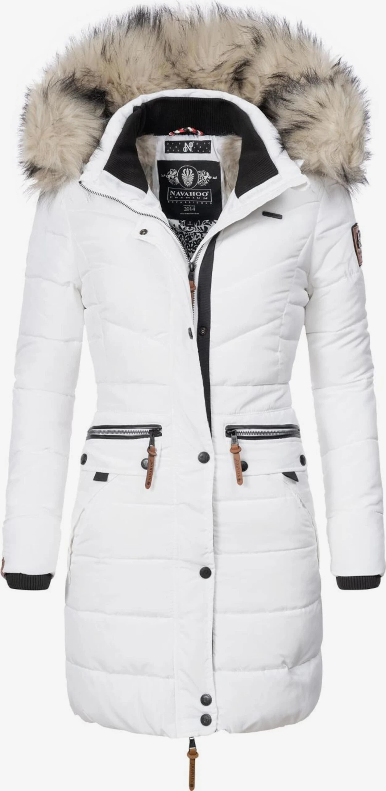 Navahoo Manteaux Dhiver Manteau D’hiver Paula Femme Blanc 3 Navahoo Manteaux Dhiver Manteau D’hiver Paula Femme Blanc