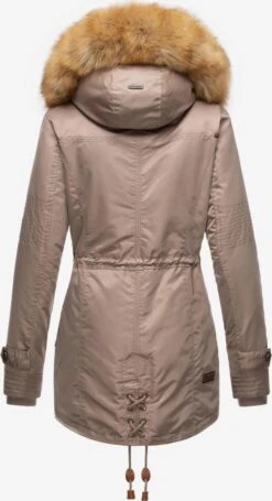 Navahoo Parkas Parka D’hiver La Viva Femme Greige -Navahoo Soldes 28da3ee98c859f25a7cc411a9f70b5b8