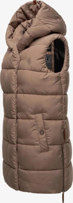 Navahoo Vestes Sans Manches Gilet Madilynaa Femme Taupe -Navahoo Soldes 290b11d6efdd95e193878775383eaeb9