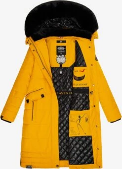 Navahoo Manteaux Dhiver Manteau D’hiver Femme Jaune -Navahoo Soldes 29e5709b53cb3f062d6229fe6a320beb