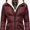 Navahoo Vestes Dhiver Veste D’hiver Megan Femme Rouge Foncé -Navahoo Soldes 2ab8c2c397869a4c3c2bb31214854ac4