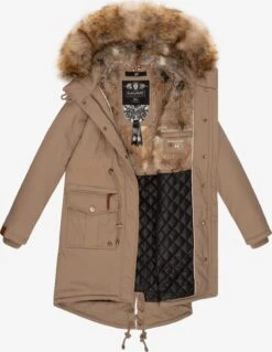 Navahoo Parkas Parka D’hiver Rosinchen Femme Noisette -Navahoo Soldes 2bd785797a68bb3b8c810f19d84a8564